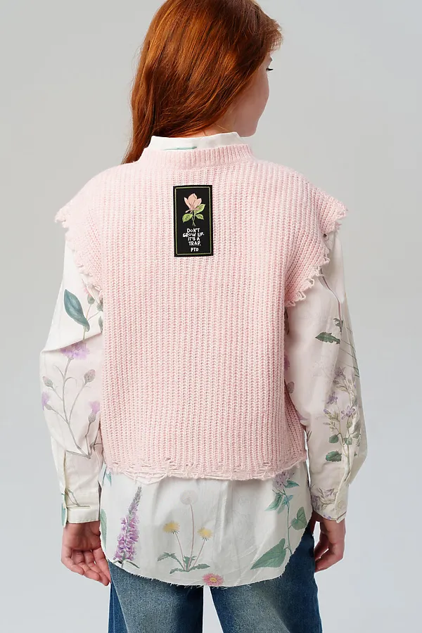 Жилет PLAYTODAY, светло-розовый - фото 2