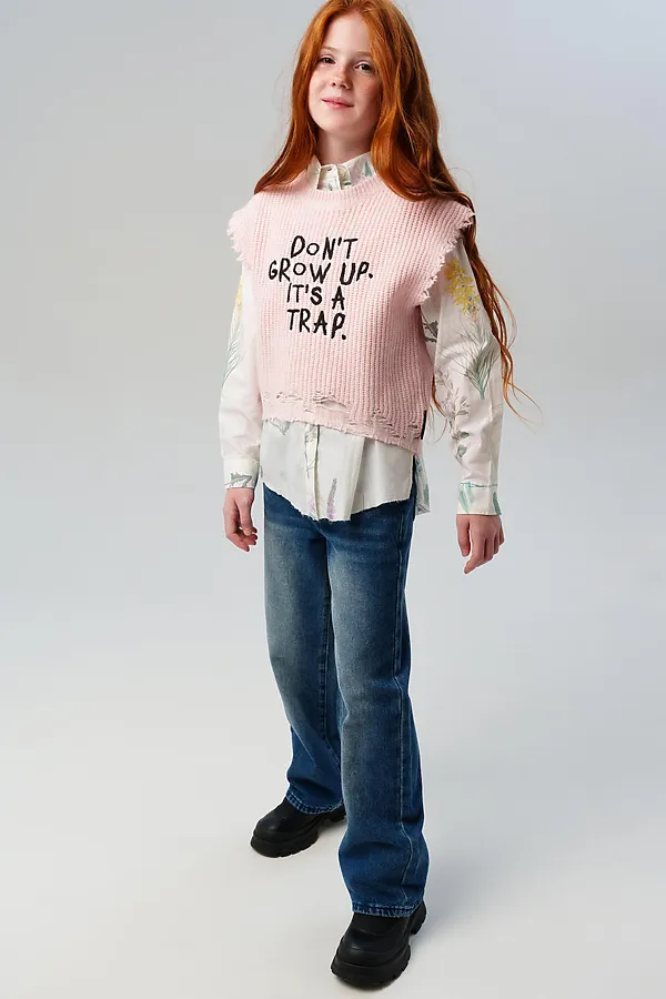 Жилет PLAYTODAY, светло-розовый - фото 2