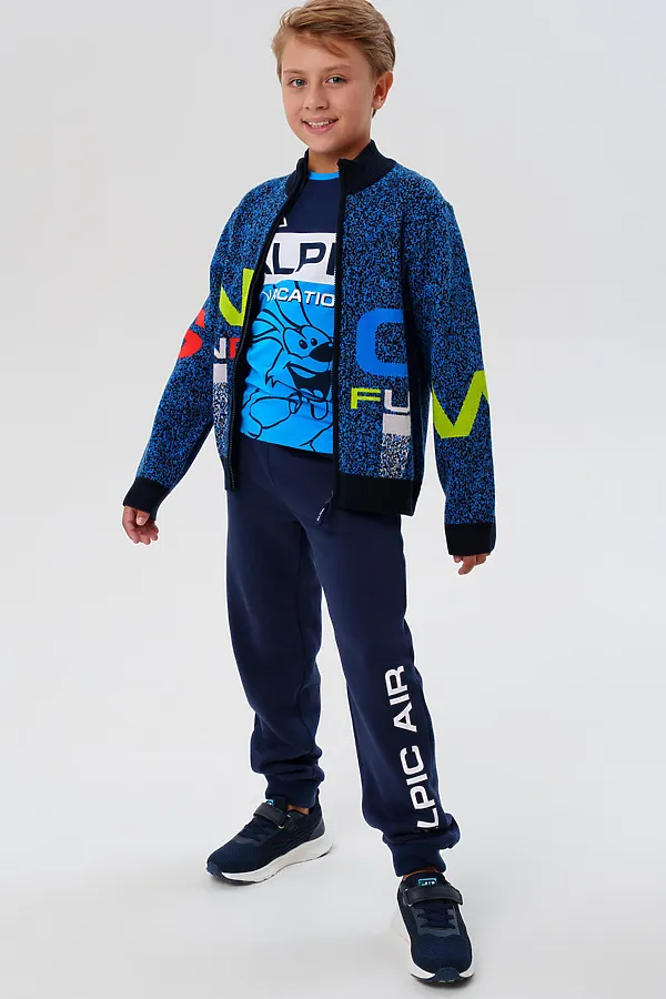 Кардиган PLAYTODAY, тёмно-синий - фото 2