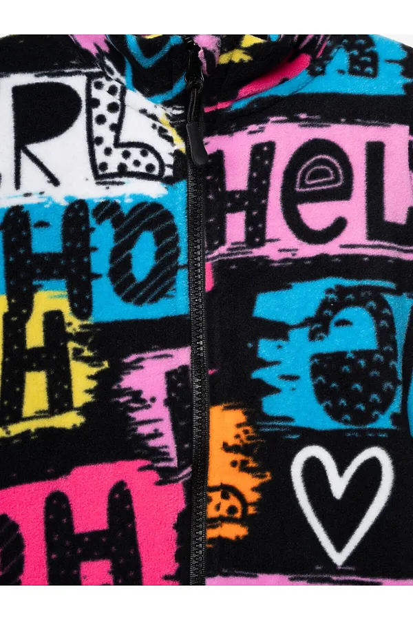 Комбинезон трикотажный для девочек PLAYTODAY, разноцветный - фото 2