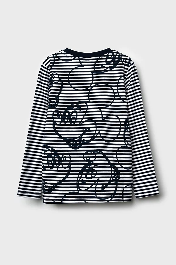 Фуфайка трикотажная для мальчиков (футболка с длинными рукавами) PLAYTODAY, синий - фото 2