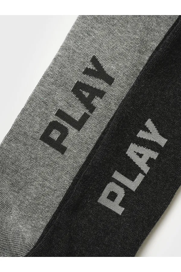 Колготки, 2 п. PLAYTODAY, черный,серый - фото 2