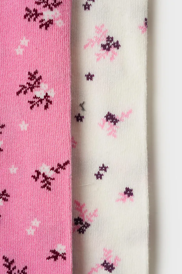 Колготки, 2 п. PLAYTODAY, молочный,розовый - фото 2