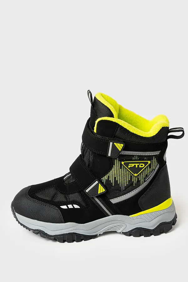 Ботинки PLAYTODAY, черный,зеленый - фото 2