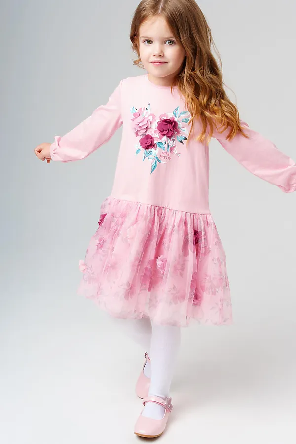 Платье PLAYTODAY, розовый - фото 2