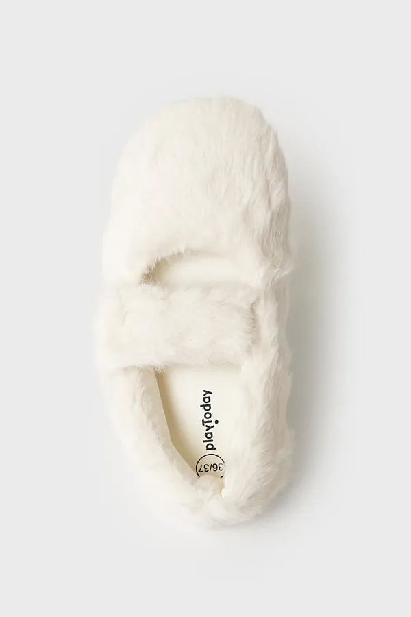 Тапочки для девочек PLAYTODAY, светло-бежевый - фото 2