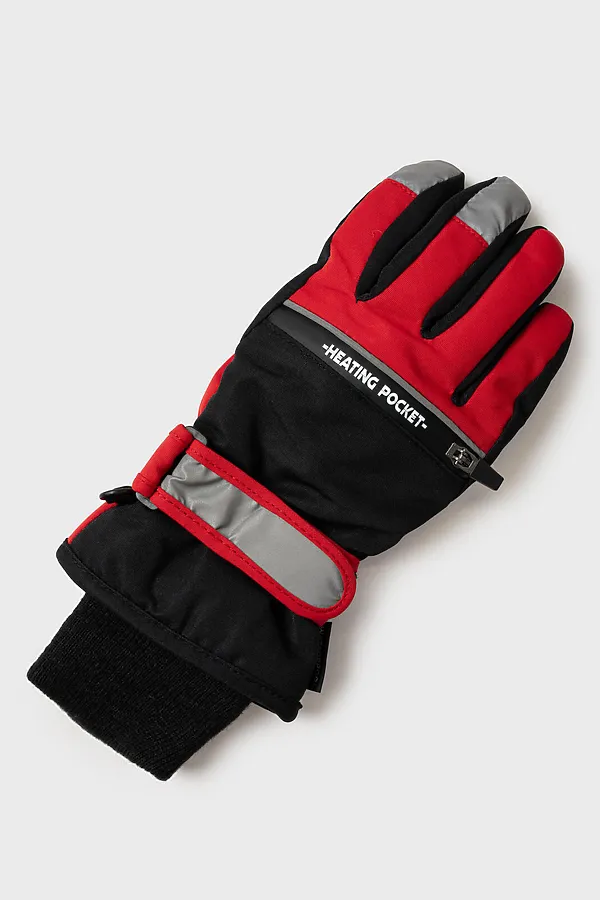 Перчатки PLAYTODAY, черный,красный - фото 2