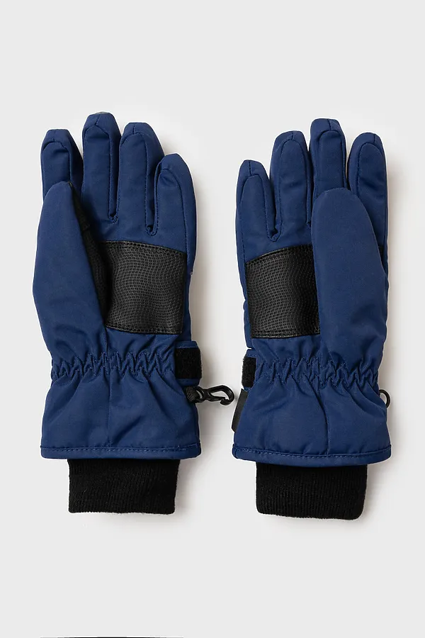 Перчатки PLAYTODAY, тёмно-синий,черный - фото 2