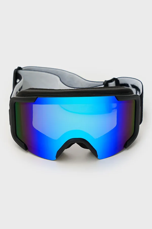 Маска горнолыжная PLAYTODAY, черный,синий - фото 2