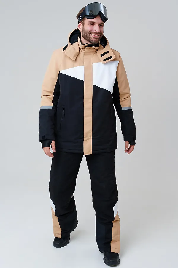 Маска горнолыжная PLAYTODAY, черный - фото 2