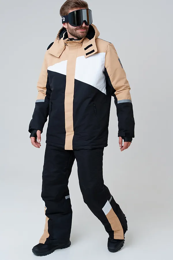 Маска горнолыжная PLAYTODAY, черный - фото 2