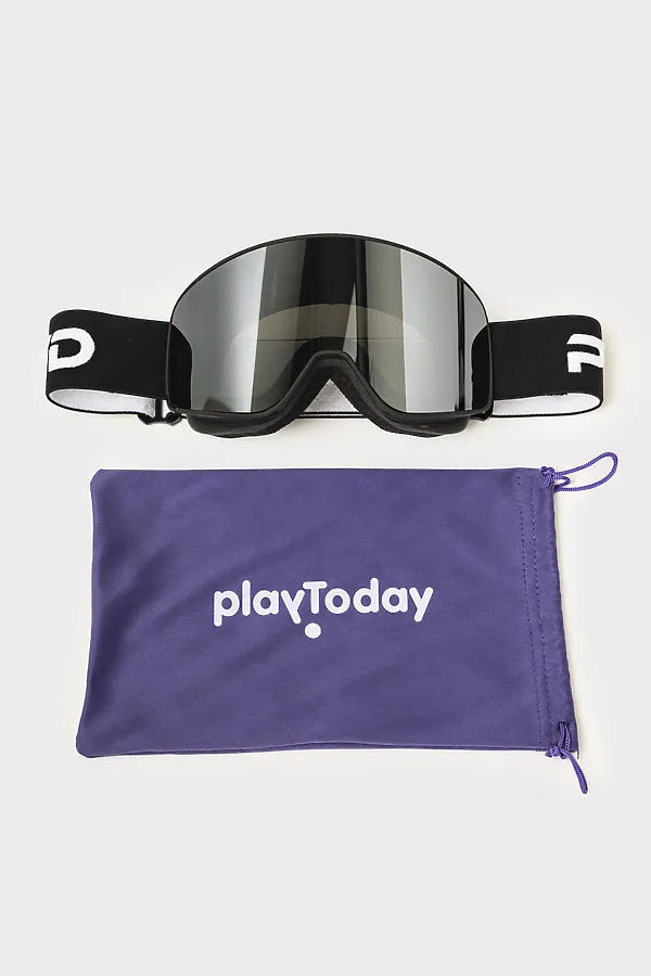 Маска горнолыжная PLAYTODAY, черный - фото 2