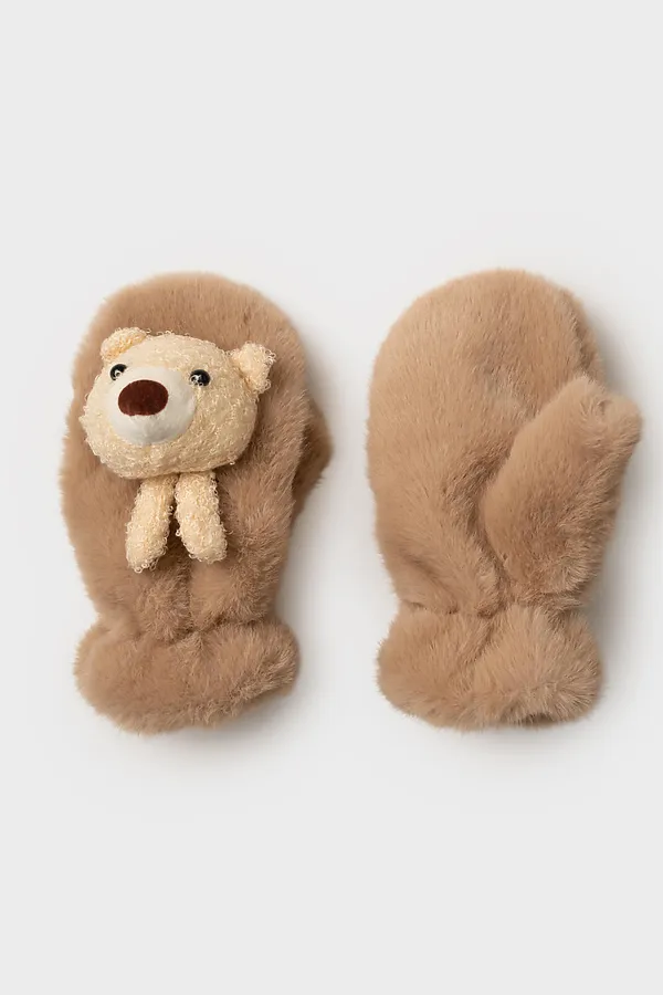 Варежки PLAYTODAY, светло-бежевый - фото 2