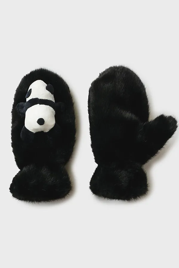 Варежки PLAYTODAY, черный,белый - фото 2