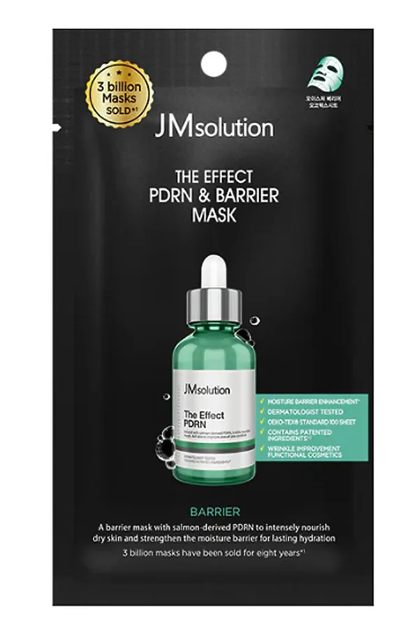 JMsolution Восстанавливающая тканевая маска для лица / The Effect PDRN & Barrier Mask, 24 мл KRISTALLER, бесцветный - фото 2