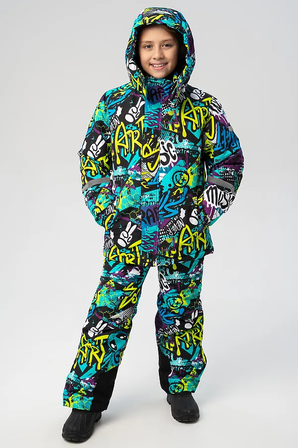Комплект (Куртка+Брюки) PLAYTODAY, разноцветный - фото 2