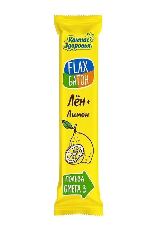 Батончик "Flax батон" Лимон 30г ЭКО-ПРОДУКТЫ, - - фото 2