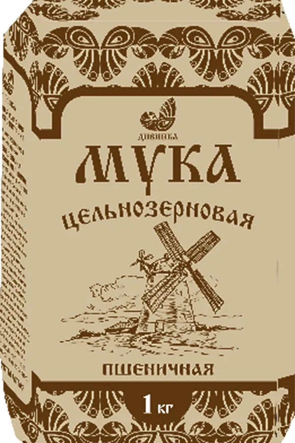 Мука пшеничная обойная ц/з бум.пакет 1кг ЭКО-ПРОДУКТЫ, - - фото 2