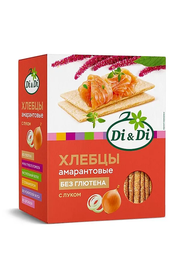 Хлебцы амарантовые кукурузно-рисовые с луком 195г ЭКО-ПРОДУКТЫ, - - фото 2