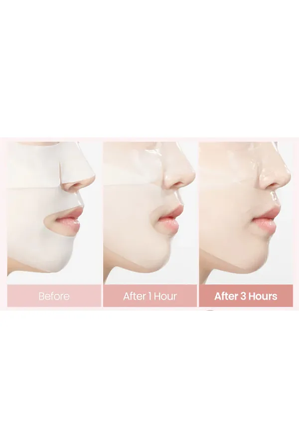 Jmsolution Антивозрастная гидрогелевая маска для лица с коллагеном и PDRN / Bio-Collagen Pdrn Firming Mask, 34 г KRISTALLER, розовый - фото 2