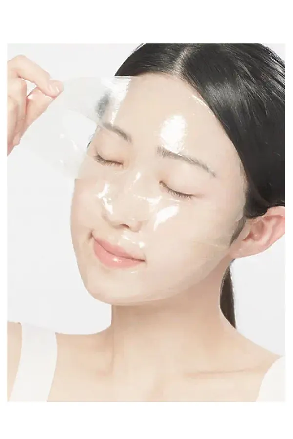 Jmsolution Антивозрастная гидрогелевая маска для лица с коллагеном и PDRN / Bio-Collagen Pdrn Firming Mask, 34 г KRISTALLER, розовый - фото 2