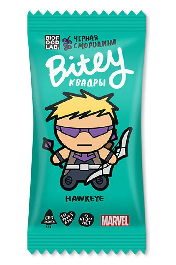 Батончик Bitey Квадры Чёрная смородина фруктово-овсяный 30г ЭКО-ПРОДУКТЫ, - - фото 2