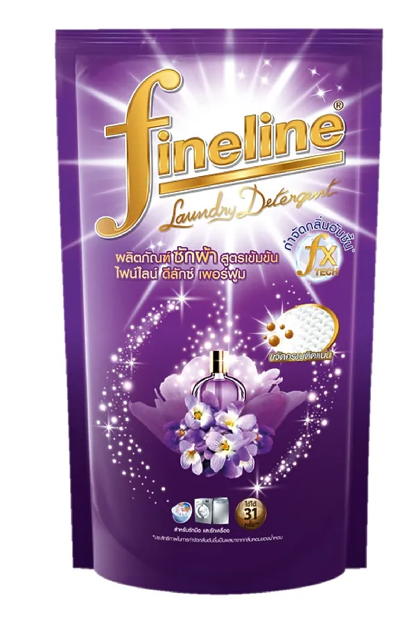 Fineline Гель для стирки концентрированный / Deluxe Perfume Miracle Night, фиолетовый, 700 мл KRISTALLER, фиолетовый - фото 2