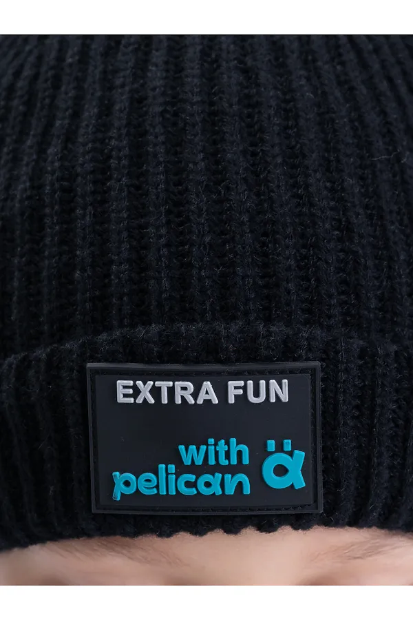 Шапка PELICAN, черный - фото 2