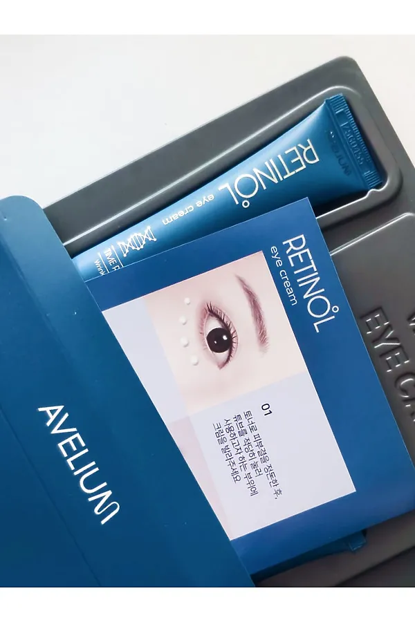 AVELIUM Крем для кожи вокруг глаз с ретинолом / Retinol Eye Cream Time Return Wrinkle Care, 15 мл x 3 шт. KRISTALLER, бесцветный - фото 2