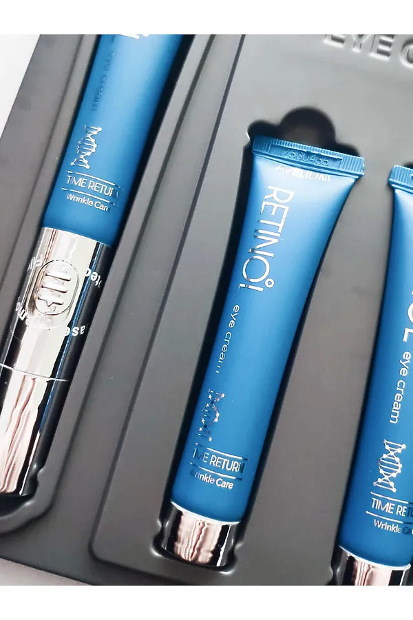 AVELIUM Крем для кожи вокруг глаз с ретинолом / Retinol Eye Cream Time Return Wrinkle Care, 15 мл x 3 шт. KRISTALLER, бесцветный - фото 2