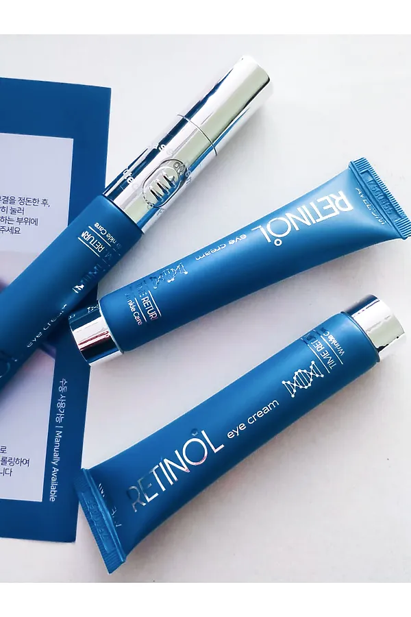 AVELIUM Крем для кожи вокруг глаз с ретинолом / Retinol Eye Cream Time Return Wrinkle Care, 15 мл x 3 шт. KRISTALLER, бесцветный - фото 2