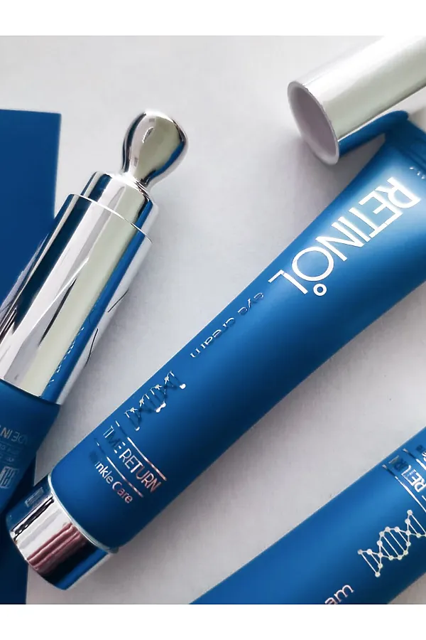 AVELIUM Крем для кожи вокруг глаз с ретинолом / Retinol Eye Cream Time Return Wrinkle Care, 15 мл x 3 шт. KRISTALLER, бесцветный - фото 2