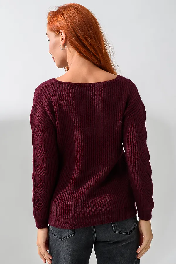 Джемпер 84503 НАТАЛИ, бордовый - фото 2