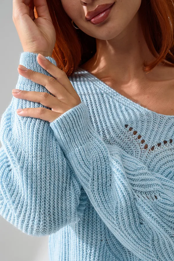 Джемпер 84503 НАТАЛИ, голубой - фото 2