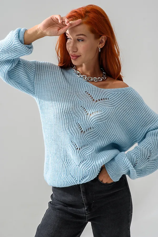 Джемпер 84503 НАТАЛИ, голубой - фото 2