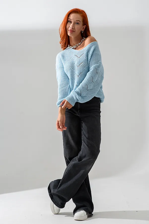 Джемпер 84503 НАТАЛИ, голубой - фото 2