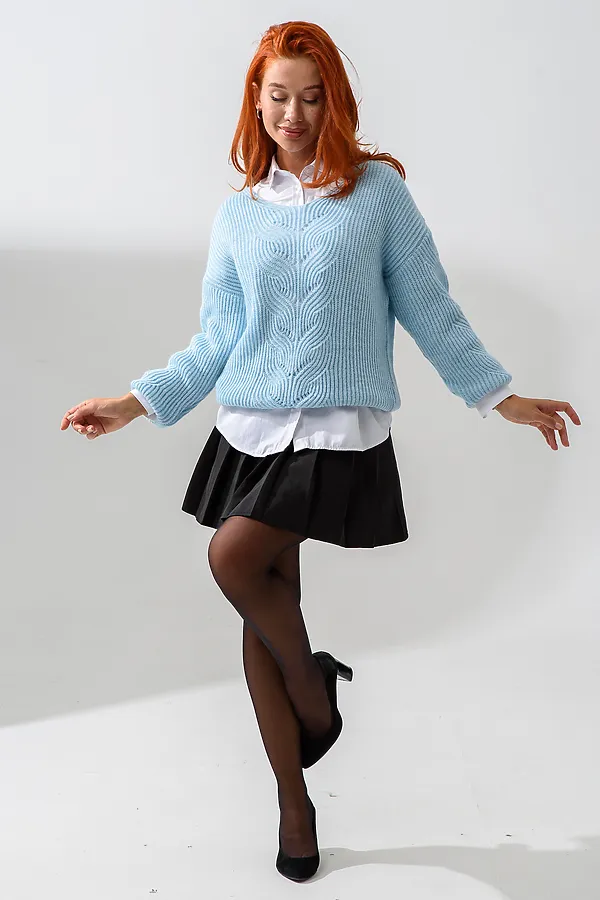 Джемпер 84503 НАТАЛИ, голубой - фото 2