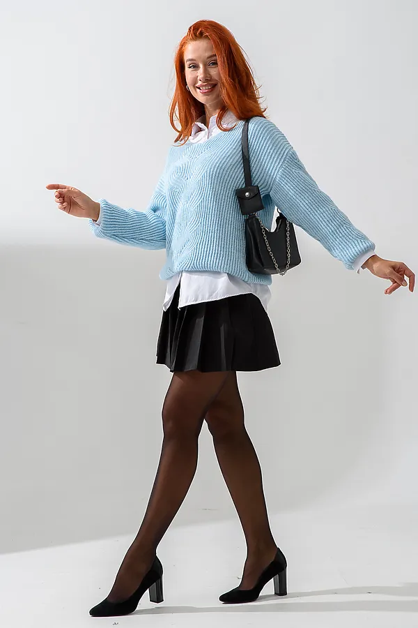 Джемпер 84503 НАТАЛИ, голубой - фото 2