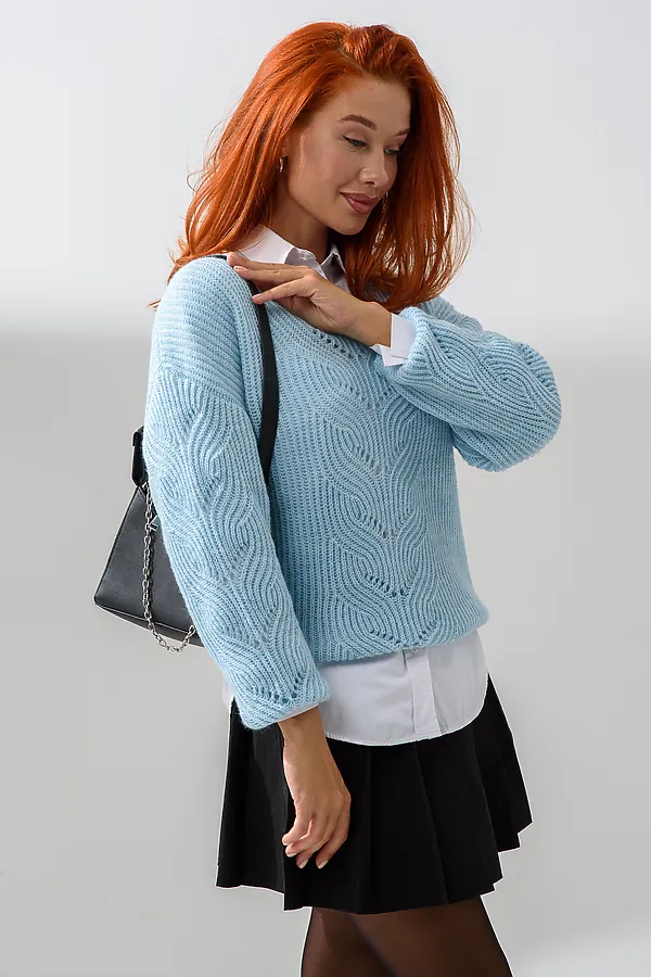 Джемпер 84503 НАТАЛИ, голубой - фото 2