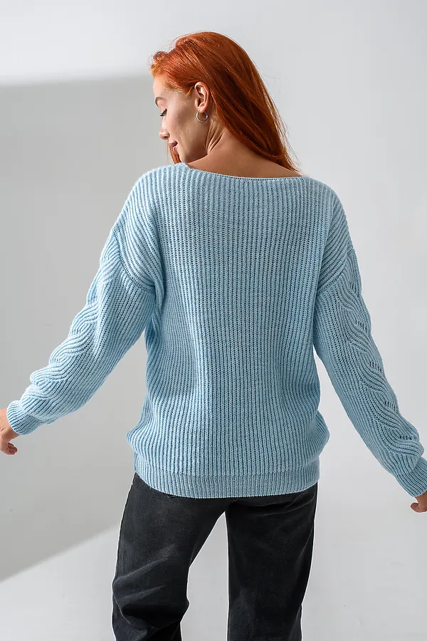 Джемпер 84503 НАТАЛИ, голубой - фото 2