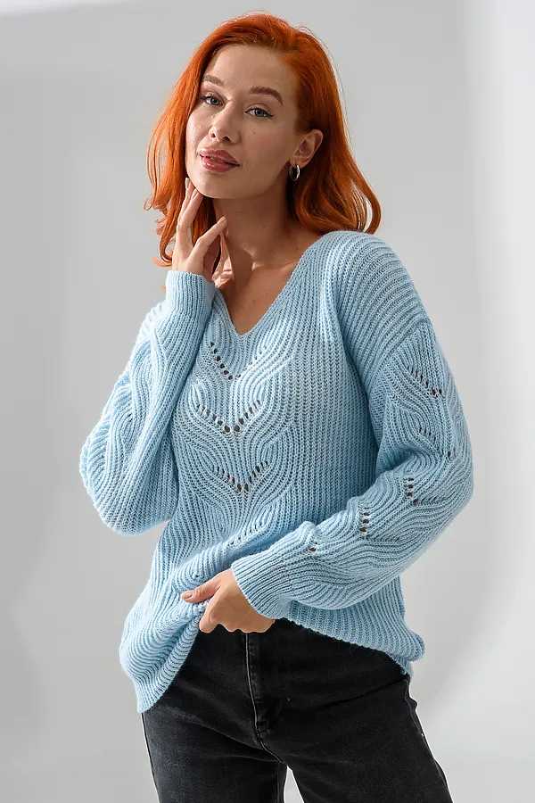 Джемпер 84503 НАТАЛИ, голубой - фото 2