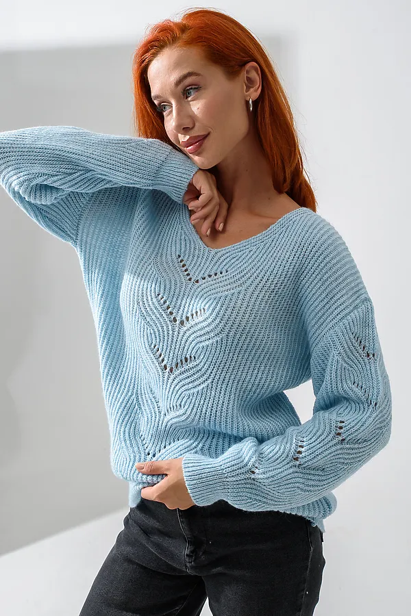Джемпер 84503 НАТАЛИ, голубой - фото 2