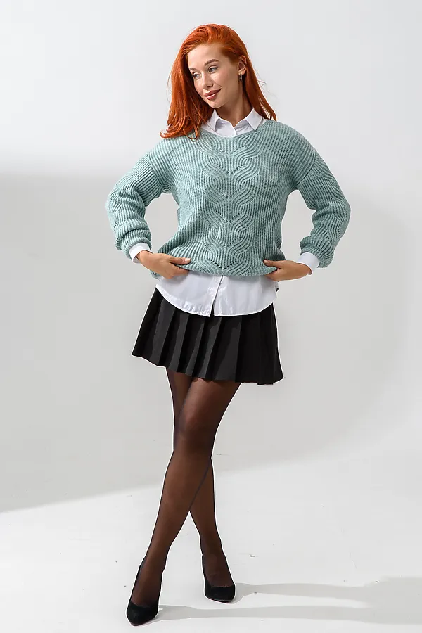 Джемпер 84503 НАТАЛИ, ментол - фото 2