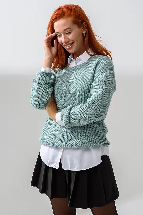 Джемпер 84503 НАТАЛИ, ментол - фото 2