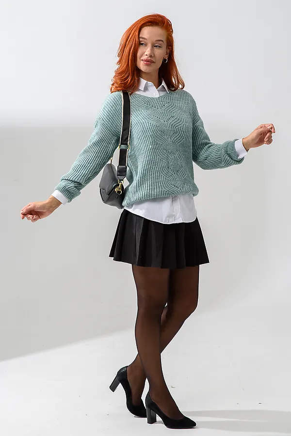 Джемпер 84503 НАТАЛИ, ментол - фото 2