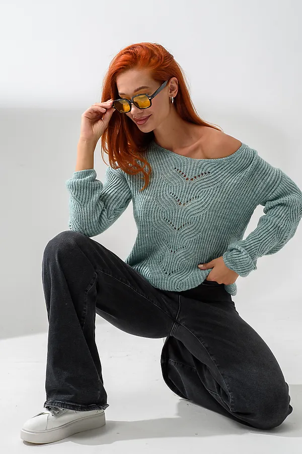 Джемпер 84503 НАТАЛИ, ментол - фото 2