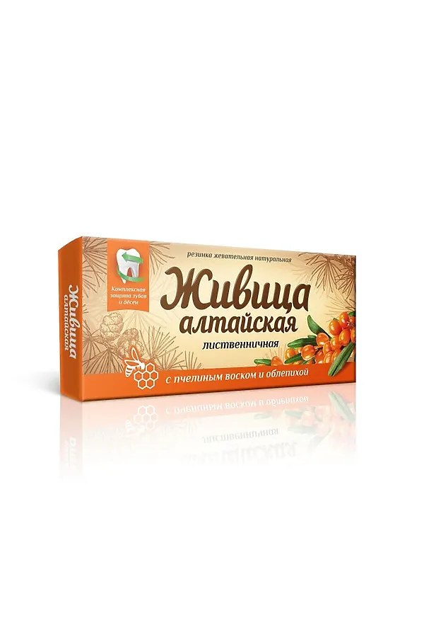 Живица "Алтайская" с пч в, облепиха табл. 0,80г ЭКО-ПРОДУКТЫ, - - фото 2