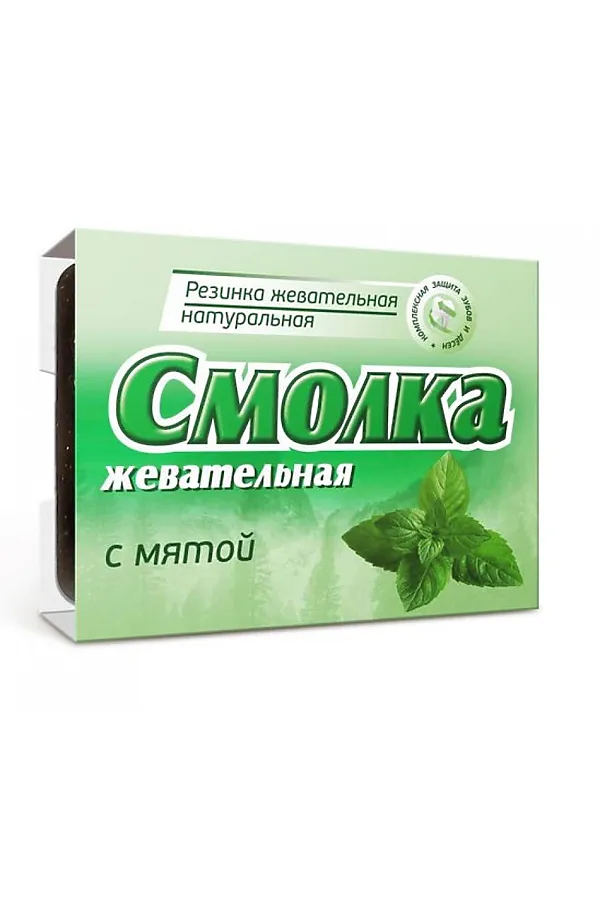 Смолка жевательная с мятой (лиственничная) 0,8г ЭКОПРОДУКТЫ, - - фото 2