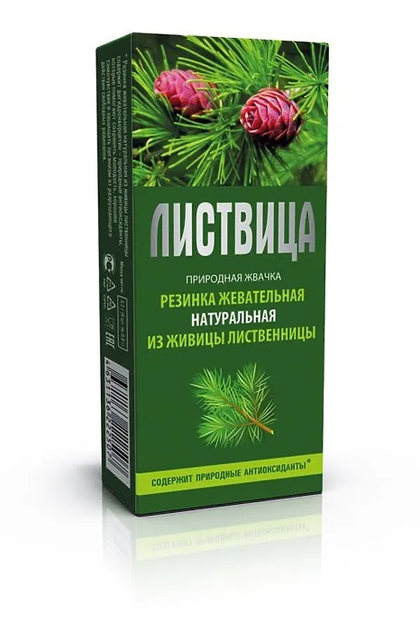 Смолка жевательная с черникой (лиственничная) 0,8г ЭКОПРОДУКТЫ, - - фото 2