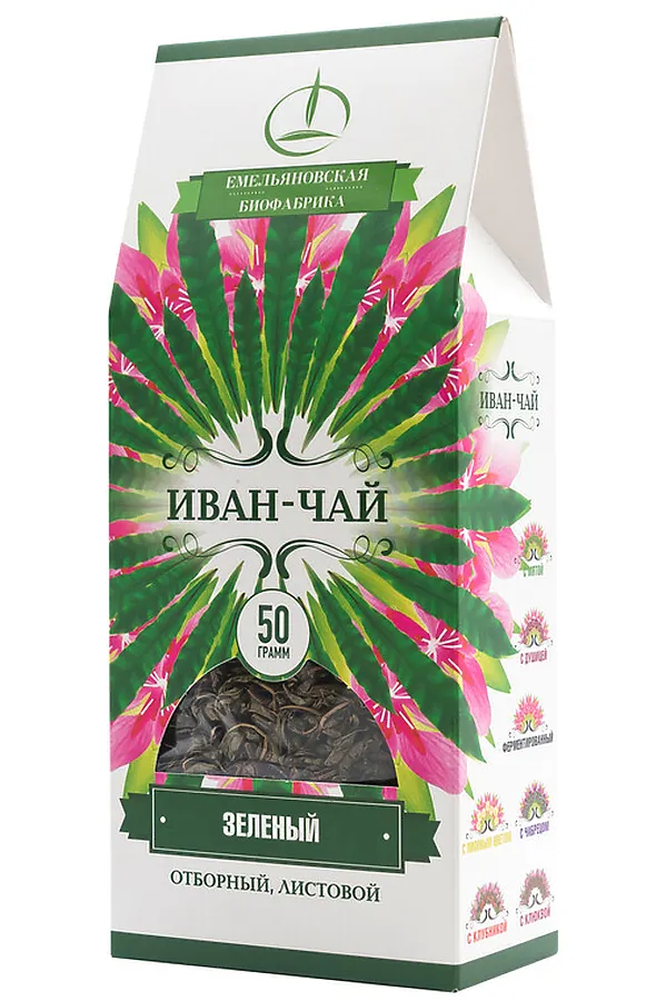 Иван-чай зелёный пачка 50г ЭКО-ПРОДУКТЫ, - - фото 2
